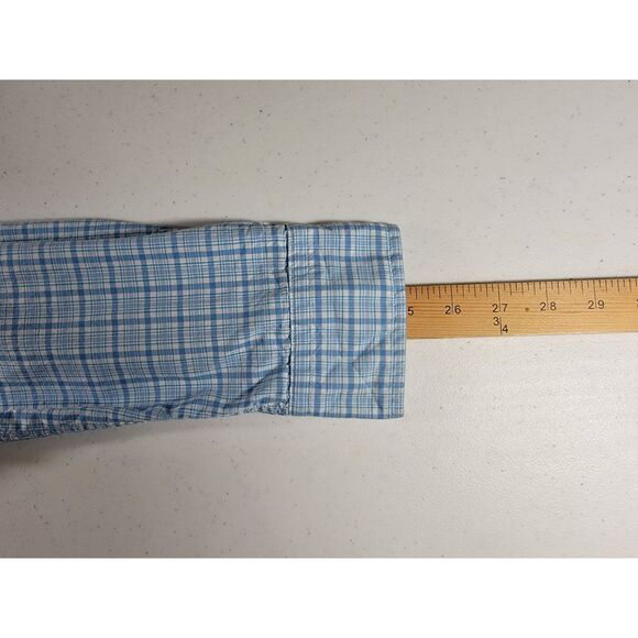 Vineyard Vines Slim Fit Tucker Blue Plaid Shirt - Small - Picture 3 of 8